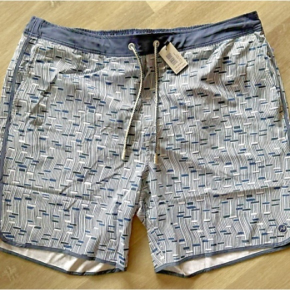 johnnie-O Other - Johnnie-O, Men's XXL,Swimsuit Trunks Shorts Twilight Blue Design,Excellent Cond